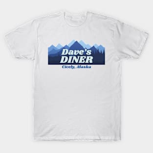 Dave's Diner Dave the Cook The Brick Northern Exposure Cicely Alaska T-Shirt